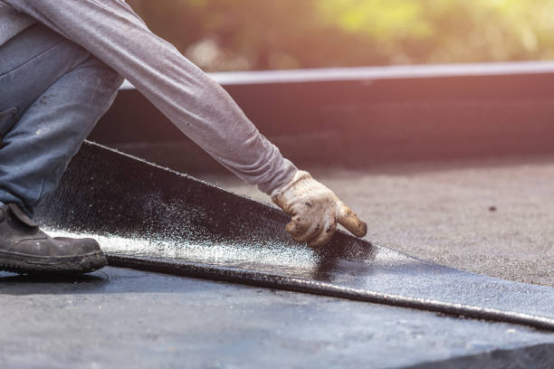 Professional Emergency Waterproofing technician working in Pennsauken, NJ